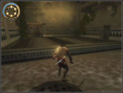 Idź nadal przed siebie, pod koniec prostej skręć w lewo - [25] The Plaza (plac) | Prince of Persia Dwa Trony - Prince of Persia: Dwa Trony - poradnik do gry