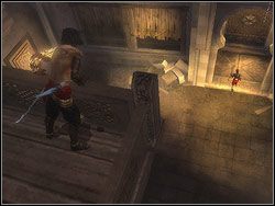 W dole zobaczysz Farah - [26] The Upper City (wyższe miasto) | Prince of Persia Dwa Trony - Prince of Persia: Dwa Trony - poradnik do gry