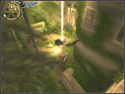 Opadnij na ziemię, wejdź na wysuniętą opodal kładkę nad kanałem - [27] The City Gardens (miejskie ogrody) | Prince of Persia Dwa Trony - Prince of Persia: Dwa Trony - poradnik do gry