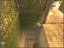 Idź na lewo od fontanny, wskocz na półkę przy ścianie - [28] The Canal (kanał) | Prince of Persia Dwa Trony - Prince of Persia: Dwa Trony - poradnik do gry