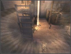 Zsuń się po łańcuchu w dół - [29] The Promenade (promenada) | Prince of Persia Dwa Trony - Prince of Persia: Dwa Trony - poradnik do gry