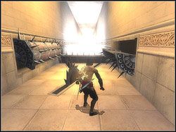Wdrap się na podłogę, podejdź do pułapki - [32] The Palace Entrance (wejście do pałacu) | Prince of Persia Dwa Trony - Prince of Persia: Dwa Trony - poradnik do gry