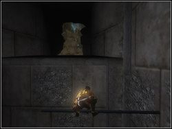 Wybij się do góry i zatop ostrze noża w wyższy relief - [36] The Labyrinth (labirynt) | Prince of Persia Dwa Trony - Prince of Persia: Dwa Trony - poradnik do gry