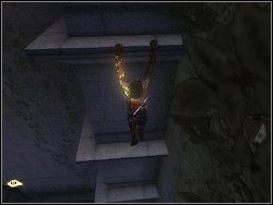 Opuść się na ziemię z platformy i pobiegnij do filara w narożu dziedzińca, między mechanizmami (2) i (3) - [34] The Structures Mind (dusza budowli) | Prince of Persia Dwa Trony - Prince of Persia: Dwa Trony - poradnik do gry