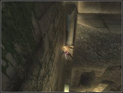 Po walce ustaw się przy murze na lewo od wejścia - [37] The Underground Cave (podziemna grota) | Prince of Persia Dwa Trony - Prince of Persia: Dwa Trony - poradnik do gry