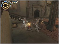 Na powitanie opadnie cię wataha nieprzyjaciół - [38] The Royal Kitchen (królewska kuchnia) | Prince of Persia Dwa Trony - Prince of Persia: Dwa Trony - poradnik do gry