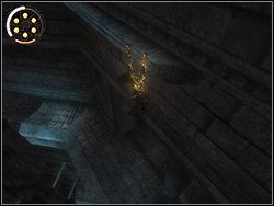 Pobiegnij poziomo po ścianie przedłużając dwukrotnie bieg daggertailem na pochodniach - [35] The Well of Ancestors (szyb przodków) | Prince of Persia Dwa Trony - Prince of Persia: Dwa Trony - poradnik do gry