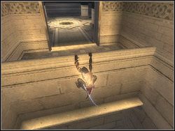 Po przejściu za załom wybij się do góry na następny występ - [42] The Upper Tower (wyższa wieża) | Prince of Persia Dwa Trony - Prince of Persia: Dwa Trony - poradnik do gry