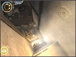 W miejscach, które wymagają szerszego spojrzenia na otoczenie bohatera niż w podstawowych trybach TPP i FPP, warto włączyć widok panoramiczny (landscape camera) - Widok panoramiczny | Prince of Persia Dwa Trony - Prince of Persia: Dwa Trony - poradnik do gry