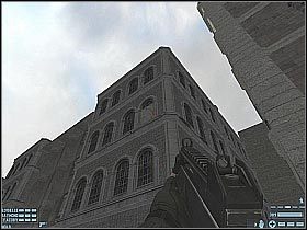 Jeśli chcesz możesz zbliżyć się do placu i z odległości załatwić trzeciego snajpera, ale nie jest to konieczne - [Misja 01] [Segment 2/3] South Africa | Rainbow Six Lockdown - Tom Clancys Rainbow Six: Lockdown - poradnik do gry