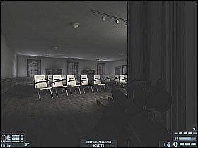 Docelowo powinieneś dotrzeć do kolejnej wnęki (#1), która będzie oczywiście pilnowana przez paru terrorystów - [Misja 06] [Segment 2/2] University | Rainbow Six Lockdown - Tom Clancys Rainbow Six: Lockdown - poradnik do gry