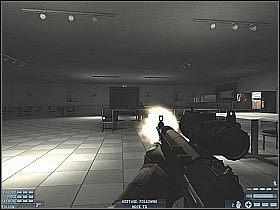 Skieruj się do lewego wyjścia ze stołówki - [Misja 06] [Segment 2/2] University | Rainbow Six Lockdown - Tom Clancys Rainbow Six: Lockdown - poradnik do gry