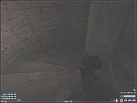 Będąc już na dole powinieneś możliwie jak najszybciej rozprawić się z widocznymi w oddali terrorystami (#1) - [Misja 07] [Segment 1/3] Catacombs | Rainbow Six Lockdown - Tom Clancys Rainbow Six: Lockdown - poradnik do gry