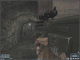 Po wstępnym oczyszczeniu okolicy wejdź do jaskini i dobij tych, których wcześniej przeoczyłeś - [Misja 07] [Segment 2/3] Catacombs | Rainbow Six Lockdown - Tom Clancys Rainbow Six: Lockdown - poradnik do gry