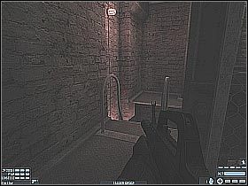 Po znalezieniu się w piwnicy w pierwszej kolejności zajmij się widocznymi w oddali gostkami (#1) - [Misja 08] [Segment 2/3] Distillery | Rainbow Six Lockdown - Tom Clancys Rainbow Six: Lockdown - poradnik do gry