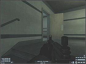 Na pierwszych terrorystów wpadniesz dopiero w sali, którą miałeś już okazję parę minut temu oczyścić (#1) - [Misja 09] [Segment 2/2] Hospital | Rainbow Six Lockdown - Tom Clancys Rainbow Six: Lockdown - poradnik do gry