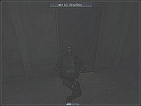 Otwórz szybko drzwi i zacznij likwidować okolicznych terrorystów (#1) - gostka stojącego po prawej oraz tych, którzy po chwili się tu zjawią - [Misja 10] [Segment 2/2] Docks | Rainbow Six Lockdown - Tom Clancys Rainbow Six: Lockdown - poradnik do gry