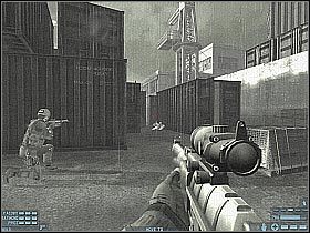 Po oczyszczeniu całego terenu przywołaj do siebie całą drużynę - [Misja 10] [Segment 2/2] Docks | Rainbow Six Lockdown - Tom Clancys Rainbow Six: Lockdown - poradnik do gry