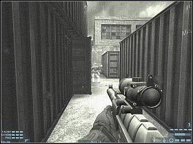 Skieruj się teraz do miejsca, w którym stacjonowała pierwsza grupa przeciwników - [Misja 10] [Segment 2/2] Docks | Rainbow Six Lockdown - Tom Clancys Rainbow Six: Lockdown - poradnik do gry