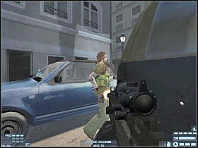 Po zlikwidowaniu WIĘKSZOŚCI gostków do walk powinien dołączyć kolega z ekipy (#1) - [Misja 12] [Segment 2/2] Marseilles | Rainbow Six Lockdown - Tom Clancys Rainbow Six: Lockdown - poradnik do gry