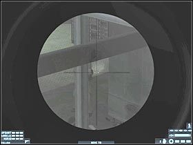 Jeśli chcesz możesz się teraz skierować do drzwi (ten sam poziom), z których wybiegła pierwsza grupa - [Misja 15] [Segment 1/3] Mercenary Base | Rainbow Six Lockdown - Tom Clancys Rainbow Six: Lockdown - poradnik do gry