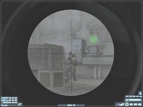 Z poprzednich misji powinieneś jeszcze pamiętać o konieczności badania bocznych pomieszczeń - [Misja 15] [Segment 2/3] Mercenary Base | Rainbow Six Lockdown - Tom Clancys Rainbow Six: Lockdown - poradnik do gry