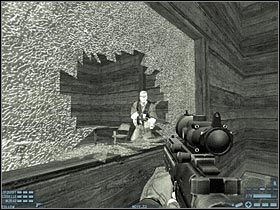 Dopiero teraz skieruj się do drzwi prowadzących do dalszej części kompleksu - [Misja 15] [Segment 3/3] Mercenary Base | Rainbow Six Lockdown - Tom Clancys Rainbow Six: Lockdown - poradnik do gry