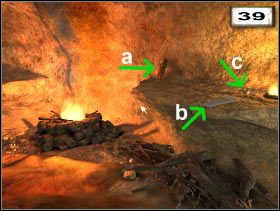 a - Figure of a woman (#38 ) b - Bone engraved with a lion (#39 ) c - Vertebra (#40 ) - Przedmioty | Tika | Secret of the Lost Cavern - Secret of the Lost Cavern: Tajemnica Zaginionej Jaskini - poradnik do gry