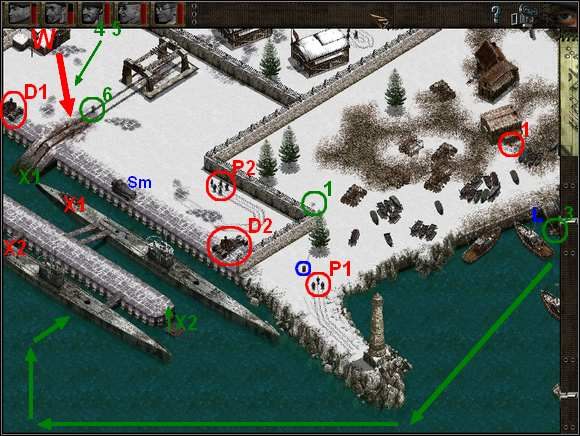 1 - Misja 7 Chase of the Wolves | Commandos Za linią wroga - Commandos: Za linią wroga - poradnik do gry