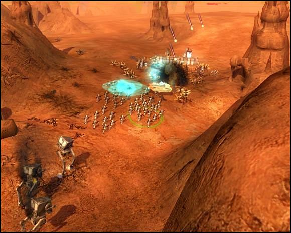 Jeśli wokół zrobi się za dużo Genozjan, pomaga nalot - Misja 4 Podbój Genosis | Imperium | Star Wars Empire At War - Star Wars: Empire At War - poradnik do gry