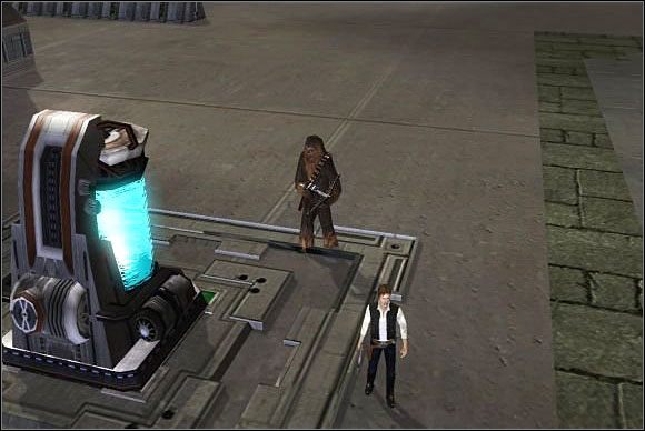 Na szczęście na mapie znajdują się punkty konstrukcyjne, w których możesz uzupełnić zdrowie - a później też naprawić AT-AT. - Misja 11 Postępować z ostrożnością | Rebelia | Star Wars Empire At War - Star Wars: Empire At War - poradnik do gry