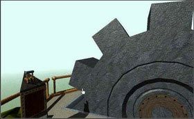przy zatopionym mechanizmie, - Poradnik do gry Myst - MYST cz.1 - Myst - poradnik do gry