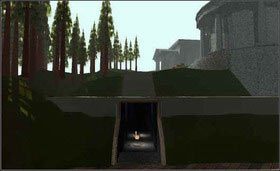 Teraz wróć do portu i przejdź przez te drzwi. - Poradnik do gry Myst - MYST cz.1 - Myst - poradnik do gry