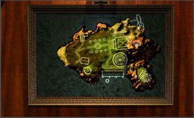 Aby dostać się do Selentic Age, czerwona linia na mapie musi być skierowana na statek kosmiczny. Jeśli tak nie jest, to obróć więżę, klikając na mapie w migający punkt. - SELENITIC AGE cz.1 | Myst - Myst - poradnik do gry