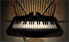 a po drugiej - klawiaturę pianina. - SELENITIC AGE cz.2 | Myst - Myst - poradnik do gry