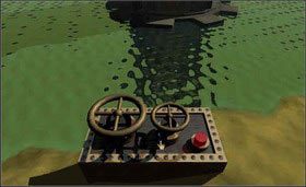 Podejdź do panelu kontrolnego - duże koło po lewej odnosi się do minut, a małe po prawej - do godzin. Ustaw teraz godzinę 2:40. Jeśli zegar wskazuje 12, to wystarczy przesunąć osiem razy duże koło i dwa razy małe. - MECHANICAL AGE cz.1 | Myst - Myst - poradnik do gry