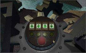 Gdy się obrócisz, od razu zauważysz jakiś panel kontrolny. - MECHANICAL AGE cz.2 | Myst - Myst - poradnik do gry