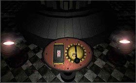 Podejdź do mechanizmu i pociągnij dwa razy za dźwignię, aż symbol po lewej stronie stanie się czerwony. - MECHANICAL AGE cz.3 | Myst - Myst - poradnik do gry