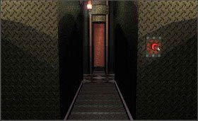 Teraz wróć do góry, naciśnij czerwony przycisk i skieruj się do windy, znajdującej się naprzeciwko. Naciśnij przycisk do góry. - MECHANICAL AGE cz.3 | Myst - Myst - poradnik do gry