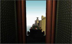 Zjedź na dół windą. Wyjdź na zewnątrz i skieruj się na wysepkę. - MECHANICAL AGE cz.3 | Myst - Myst - poradnik do gry