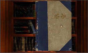 Teraz udaj się do biblioteki, podejdź do półki z książkami, odszukaj odpowiednią księgę i sprawdź, co oznaczają poszczególne układy gwiazd. - STONESHIP AGE cz.1 | Myst - Myst - poradnik do gry