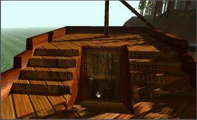 Idź do portu, wejdź na pokład statku i otwórz drzwi. - STONESHIP AGE cz.2 | Myst - Myst - poradnik do gry