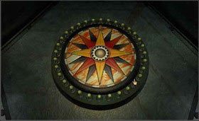 Wróć do kompasu. Pamiętaj o naładowaniu przedtem baterii. Teraz trochę matematyki :-). 360 stopni podzielmy przez 32 przyciski, a otrzymamy liczbę 11,25. Każdy przycisk to 11,25 stopni, a zatem aby uzyskać 135 stopni, musisz nacisnąć 12 przycisk. - STONESHIP AGE cz.3 | Myst - Myst - poradnik do gry