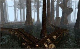 Teraz cała zabawa będzie polegać na kierowaniu wody w odpowiednie kierunki, tak aby uruchamiała rozmaite mechanizmy znajdujące się na wyspie. Rury w kilku miejscach mają rozwidlenia. Wychodząc z wiatraka, gdy dojdziesz do pierwszego rozwidlenia, skieruj strumień wody w lewą stronę. Aby to zrobić musisz przesunąć przekładnię w przeciwnym kierunku, a zatem w prawo. - CHANNELWOOD AGE cz.2 | Myst - Myst - poradnik do gry