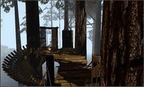 Dość łatwo poznać to miejsce, ponieważ obok otwartych drzwi znajduje się kolejna winda. - CHANNELWOOD AGE cz.2 | Myst - Myst - poradnik do gry