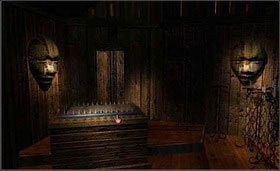 Otwórz drzwi i wejdź do środka. Tutaj czeka na Ciebie wiadomość od Achenara. - CHANNELWOOD AGE cz.3 | Myst - Myst - poradnik do gry