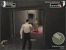 Przed kościołem stoi Carlo - Teraz to sprawa osobista | Solucja Ojciec chrzestny - Ojciec chrzestny - poradnik do gry