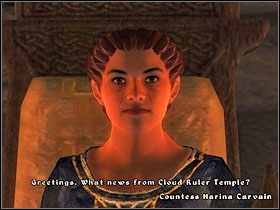 Okaże się, że hrabina zaufa ci i bez wahania przystanie na wasz plan - Oblivion: Obrona Brumy (Defense of Bruma) - The Elder Scrolls IV: Oblivion - poradnik do gry