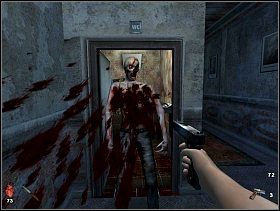 Na końcu korytarza jest toaleta - niestety zamknięta - [Solucja] Lewe skrzydło - parter | Bloodline Uśpione zło - Bloodline: Uśpione zło - poradnik do gry