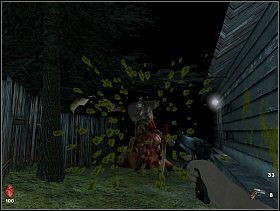 Udajemy się w kierunku znajdującego się w oddali domu - [Solucja] Dziedziniec ośrodka cz.2 | Bloodline Uśpione zło - Bloodline: Uśpione zło - poradnik do gry